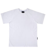 Side Panel Raglan Tee White