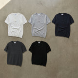 ワッフル ヘンリー リラックスド Tシャツ