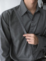 ASCLO Crossbody Belt Shirt (3color)