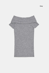 ラックスオフショルダーTシャツ