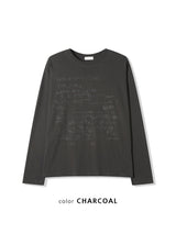 No.1365 NレタリングTシャツ (4color)