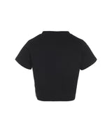 8287 Limitedition Short Sleeve Crop Tee (Black)