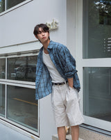 Pogny Crinkle Check Shirt