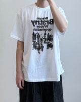 Weaver Printing Oversized Half Sleeve Tee