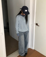 ジャロンウォッシュドワイドデニムパンツ