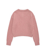 Women’s Multi-Yarn V-Neck Knit Light Pink