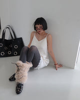 Strap fur leg warmer