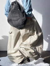 Giddy Balloon Carpenter Cargo Oversized Long Pants 5 Colors 