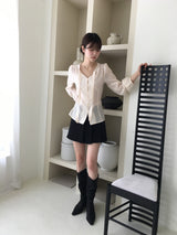 Peach blouse