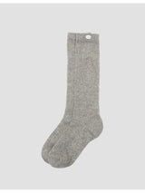 NUBASIC SEE-THROUGH LONG SOCKS GRAY