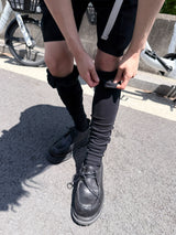 ラッフルトップロングソックス