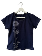 ローズ ピクセルTシャツ