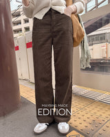 【MADE】コーデュロイストレートパンツ