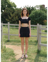 Chloe Top and Bottom Set Black