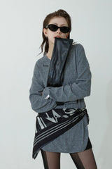 ULTRA WARM LONG T-SHIRT_MELANGE GRAY