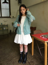 ミハノースリーブバルーンミディワンピース