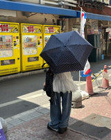 リボンフリルワイドデニムジーンズ
