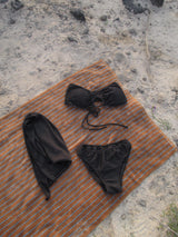 wrinkle ring bikini set