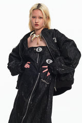 Embryo venom air force cropped cotton jacket