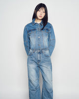 26SS WOMAN デニムトラッカージャケット
