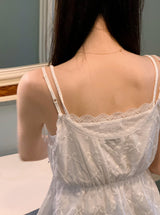 Sophie Lace Layered Strap Sleeveless (3color)