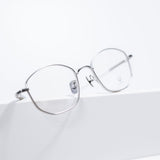 Knouun polygon titanium glasses CODE. 102. E Silver