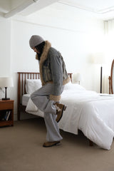 Quilted Lining) アースファーデニムジャケット