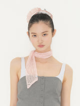 Ciel Rosé Scrunchie