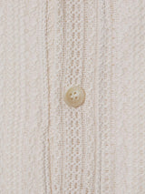ASCLO Varsity Lace Short Sleeve Cardigan (3color)