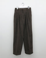 Odd Wool Touch Pintuck Slacks (2color)