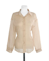 frit veil 20% chiffon shirt / blouse