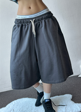 Iron High Quality Wide Basic Bermuda 4 Color