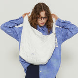 Rose knot bag_ivory