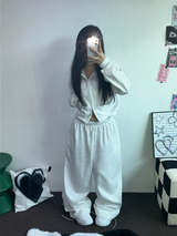 ストリートパッチワイドパンツ 🤎🤍🖤3COLOR