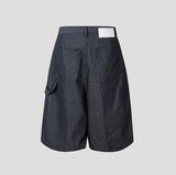 Duns One-Pleat Wide Bermuda Pants