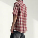 Latz Boxy Fit Check Short Sleeve Shirt