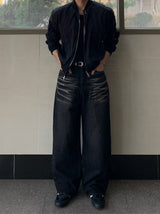 Double Gato Wide Denim Pants
