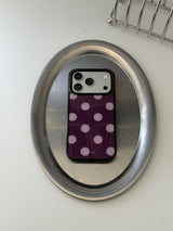 [MADE] dot glass bumper(purplepink)