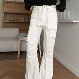 Pren Bijo Pocket Cargo Semi Bootcut Pants