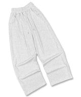One Tuck Wide Sweat Pants_Light Gray
