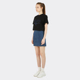 Ocean Metaverse Embroidery Short Sleeve T-shirts (Black)