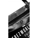 TZ LEATHER OVERSIZED TOTE BAG