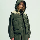 70s wyoパッドスキーベスト olive khaki