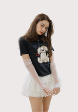 アイムプディングスリムフィットTシャツ (4 Colors)