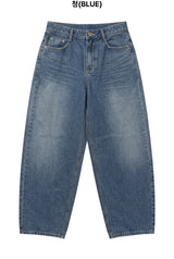 Bana Balloon Wide Denim Pants