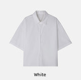 Aaron Summer Basic Half Crop Shirt