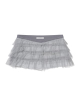 DOT MESH CANCAN SKIRT(GREY)