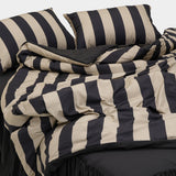 Dust-Free Bold Stripe Duvet Cover - Q size