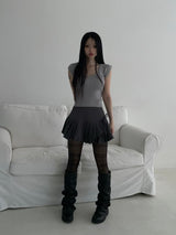  village v-neck top(2 color)