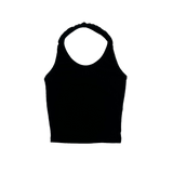 halter sleeveless t